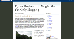 Desktop Screenshot of dylanhughesitsalright.blogspot.com