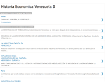 Tablet Screenshot of historiaeconomicavenezuelad.blogspot.com