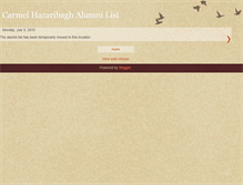 Tablet Screenshot of carmelfbalumni.blogspot.com