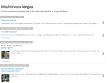 Tablet Screenshot of mischievousmegan.blogspot.com