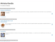 Tablet Screenshot of miniaturilandia.blogspot.com