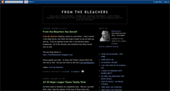 Desktop Screenshot of bleacherbumming.blogspot.com