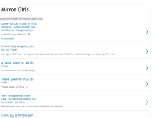 Tablet Screenshot of mirrorgirls.blogspot.com