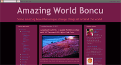 Desktop Screenshot of amazingworldboncu.blogspot.com