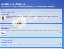 Tablet Screenshot of educadoresdesucesso.blogspot.com