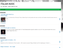 Tablet Screenshot of italian-music.blogspot.com