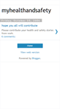 Mobile Screenshot of myhealthandsafety.blogspot.com