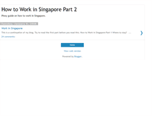 Tablet Screenshot of howtoworkinsingapore2.blogspot.com