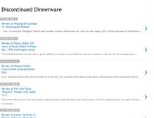 Tablet Screenshot of discontinueddinnerware.blogspot.com