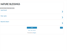 Tablet Screenshot of blessingnature.blogspot.com