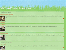 Tablet Screenshot of mytraveltrailerrestoration.blogspot.com
