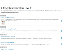 Tablet Screenshot of love4teddybearhamsters.blogspot.com