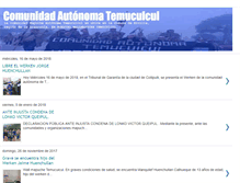 Tablet Screenshot of comunidadtemucuicui.blogspot.com