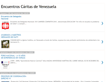 Tablet Screenshot of encuentroscaritasvenezuela.blogspot.com