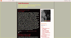 Desktop Screenshot of juliedevereaux.blogspot.com