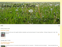 Tablet Screenshot of lazygirlsblog.blogspot.com