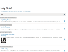 Tablet Screenshot of holyshift.blogspot.com