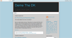 Desktop Screenshot of demethedk.blogspot.com