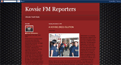 Desktop Screenshot of kovsiefmreporters.blogspot.com