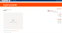 Desktop Screenshot of 3xp3r1m3nt0.blogspot.com