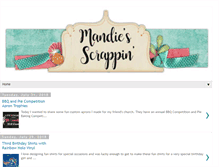 Tablet Screenshot of mandiesscrappin.blogspot.com