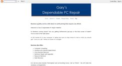 Desktop Screenshot of dependablepcrepair.blogspot.com