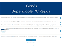 Tablet Screenshot of dependablepcrepair.blogspot.com