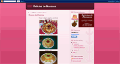 Desktop Screenshot of deliciasdemanzana.blogspot.com