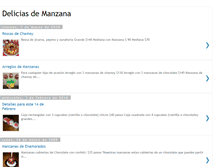 Tablet Screenshot of deliciasdemanzana.blogspot.com