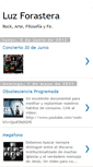 Mobile Screenshot of luz-forastera.blogspot.com