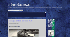Desktop Screenshot of industries-news.blogspot.com