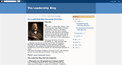 Desktop Screenshot of leadershipblog.blogspot.com