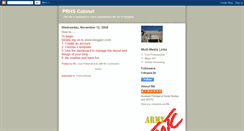Desktop Screenshot of prhscabinet.blogspot.com
