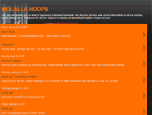 Tablet Screenshot of molallahoops.blogspot.com