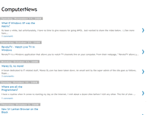 Tablet Screenshot of computer-news-sl.blogspot.com
