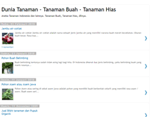 Tablet Screenshot of duniatanaman-com.blogspot.com