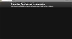 Desktop Screenshot of cumbiasycumbieros.blogspot.com