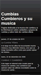 Mobile Screenshot of cumbiasycumbieros.blogspot.com