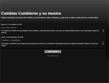 Tablet Screenshot of cumbiasycumbieros.blogspot.com