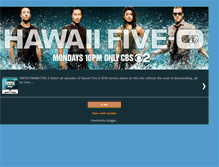 Tablet Screenshot of hawaii-five-0-2010.blogspot.com
