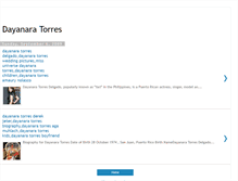 Tablet Screenshot of dayanara-torres-biography.blogspot.com