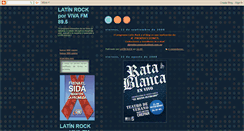 Desktop Screenshot of latinrockradio.blogspot.com