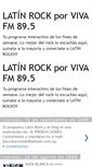 Mobile Screenshot of latinrockradio.blogspot.com