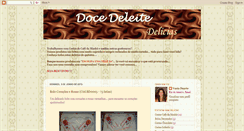 Desktop Screenshot of docedeleitedelicias.blogspot.com