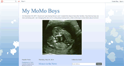 Desktop Screenshot of mymomoboys.blogspot.com