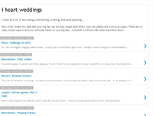 Tablet Screenshot of iheartweddings.blogspot.com