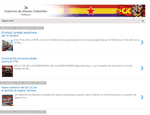 Tablet Screenshot of comunistasdevalencia.blogspot.com
