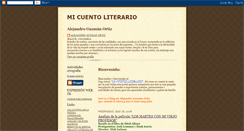 Desktop Screenshot of micuentoliterario.blogspot.com