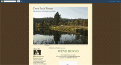 Desktop Screenshot of deerparkfarms.blogspot.com