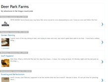Tablet Screenshot of deerparkfarms.blogspot.com